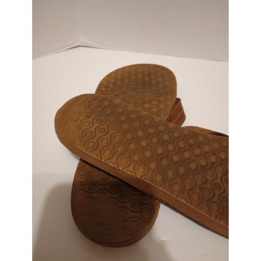 American Eagle Leather Flip-Flops Women’s Size 8